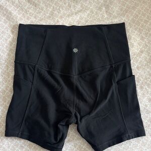 Athleta Black Bike Shorts